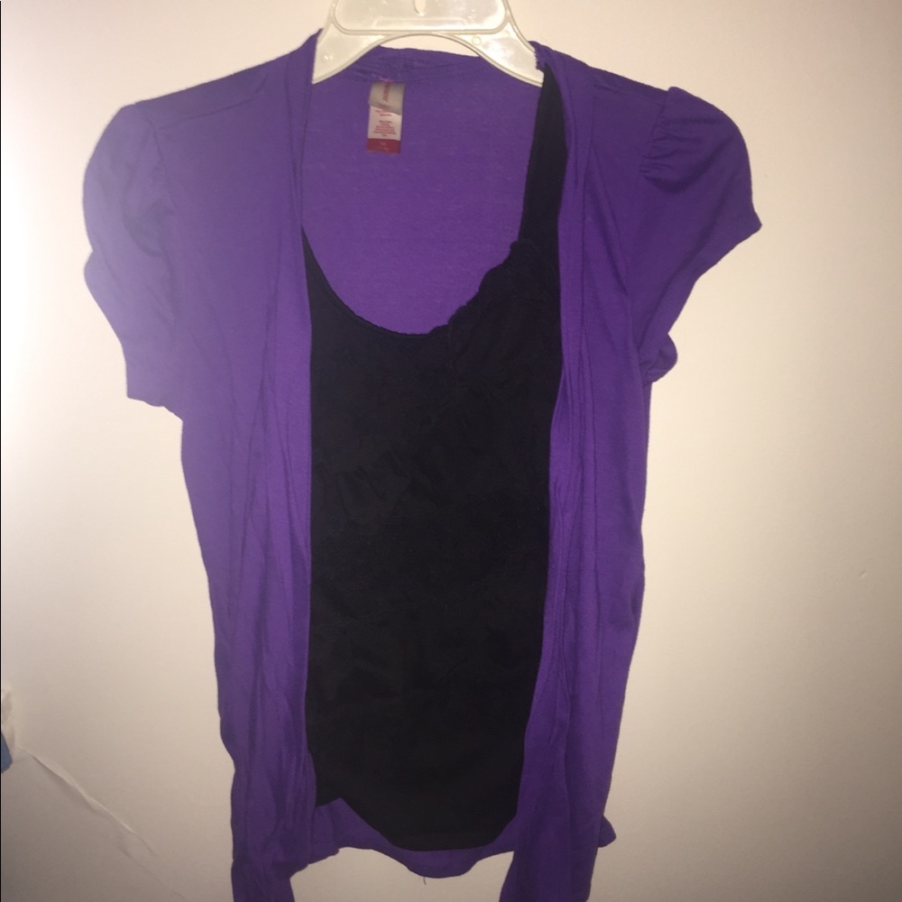 No boundaries Junior M(7-9) purple and black